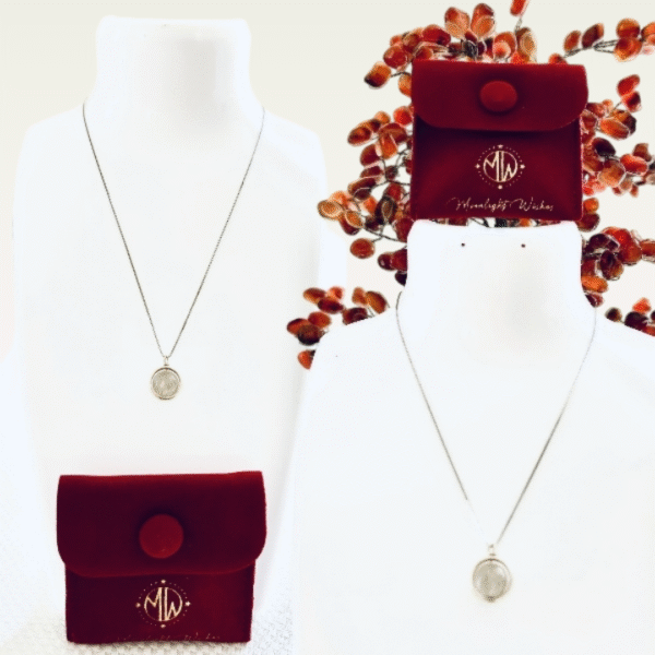 2 Moonstone <br>Necklaces